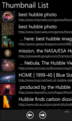 Easy Image Collector Thumbnail List